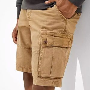 American Eagle Extreme Flex Khaki Cargo Shorts